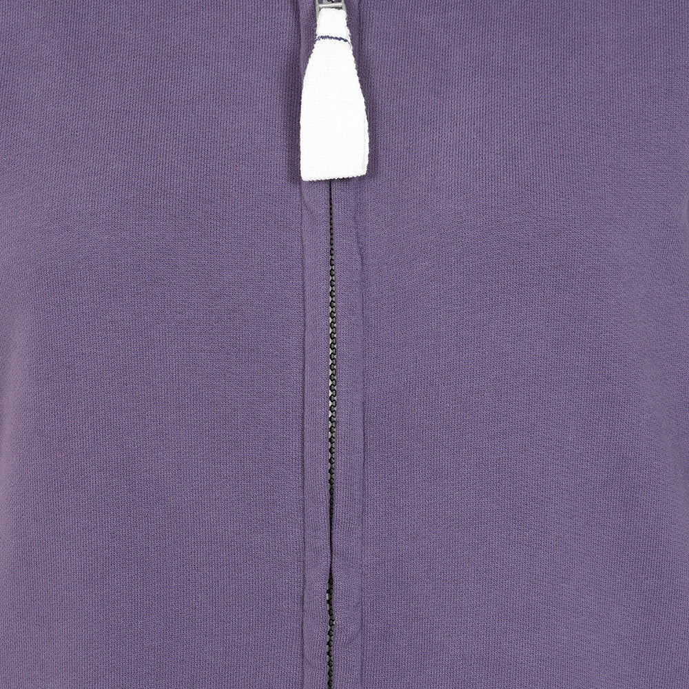 Full Zip Supersoft Sweatshirt in Mauve by Lazy Jacks