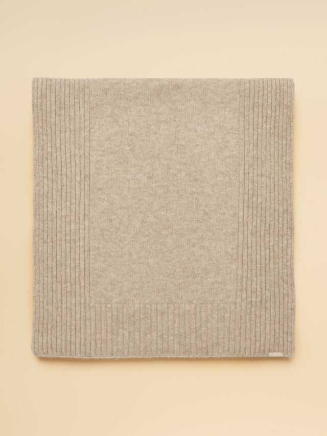 Joules Fine Knit Oatmeal Scarf