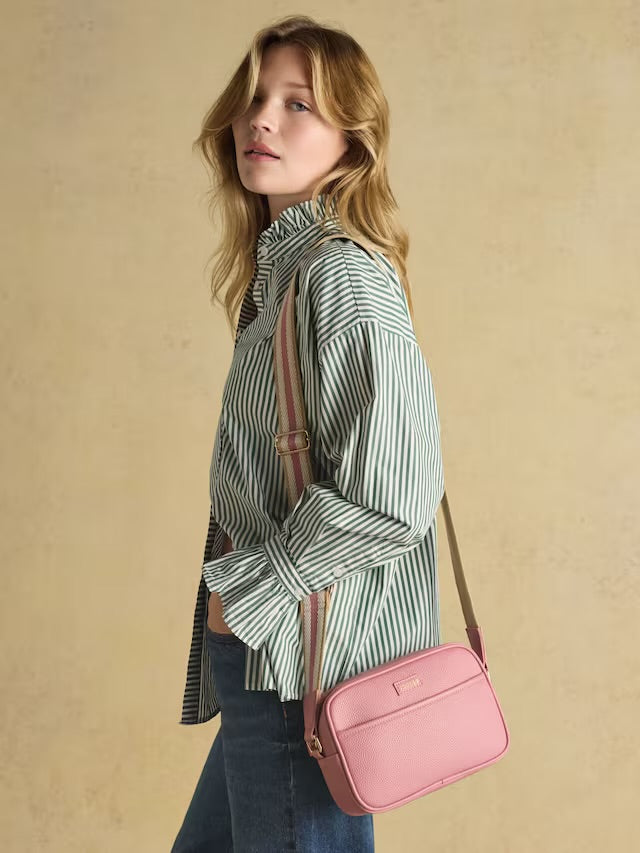 Joules Trent Pink Cross Body Bag with Adjustable Thick Strap