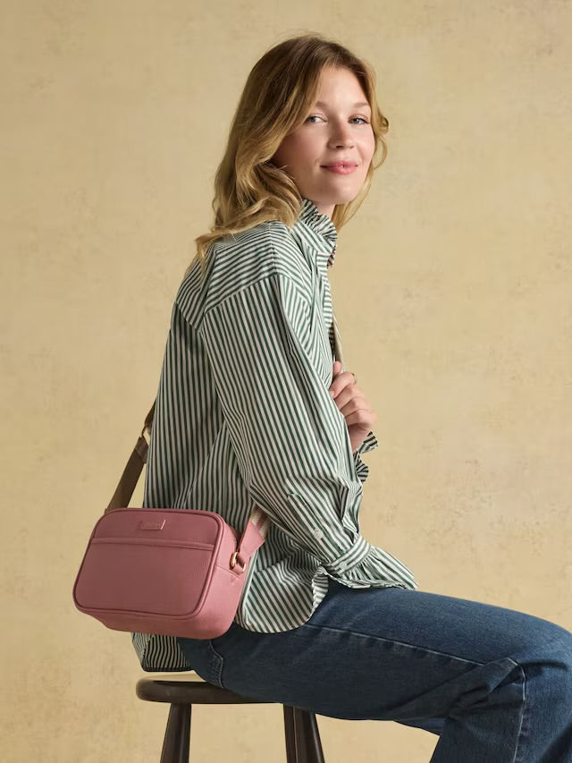 Joules Trent Pink Cross Body Bag with Adjustable Thick Strap