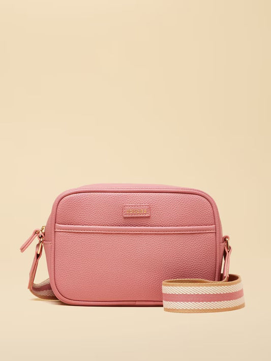 Joules Trent Pink Cross Body Bag with Adjustable Thick Strap