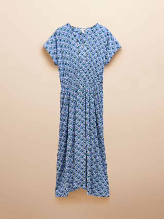 Joules Rosie Blue Midi Dress