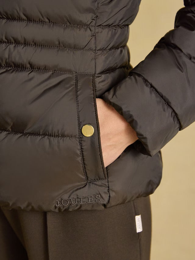 Joules Chocolate Brown Showerproof Paddock Jacket