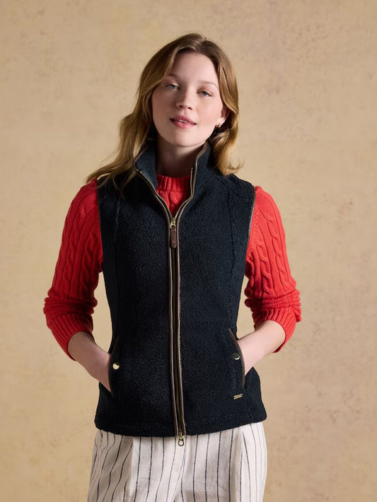 Joules Borg Heritage Navy Fleece Gilet