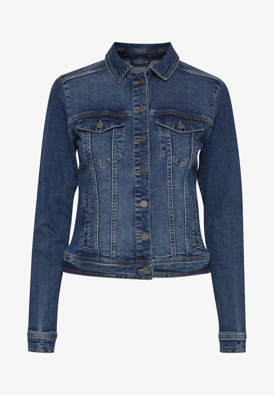 Fransa Blue Denim Jacket