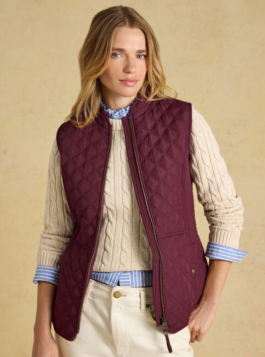 Joules Minx Port Diamond Quilted Gilet