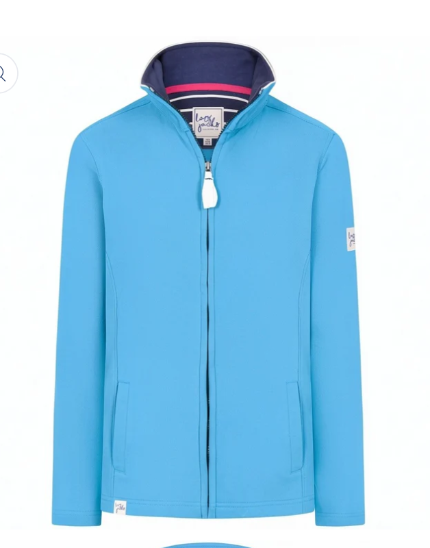 Lazy Jacks Ladies Full Zip Jacket Turquoise