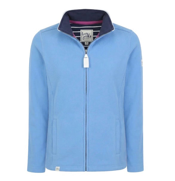 Lazy Jacks Ladies Full Zip Jacket Blue