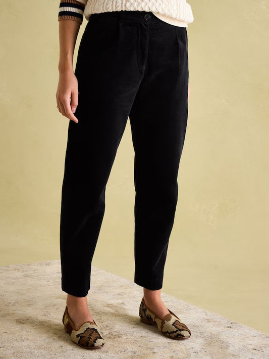Joules Calla Navy Corduroy Tapered Trousers