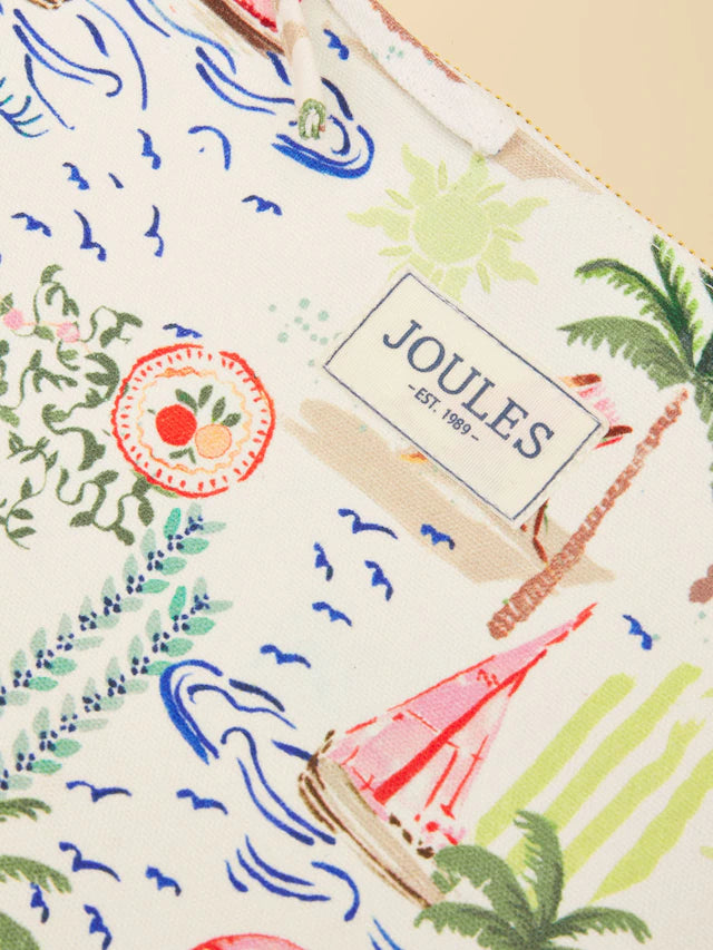 Joules Carrywell Palm Print Printed Pouch