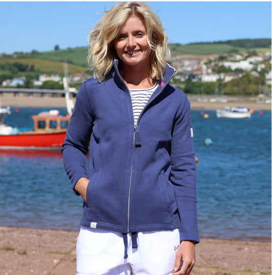 Lazy Jacks Zip Through Sweatshirt Twilight