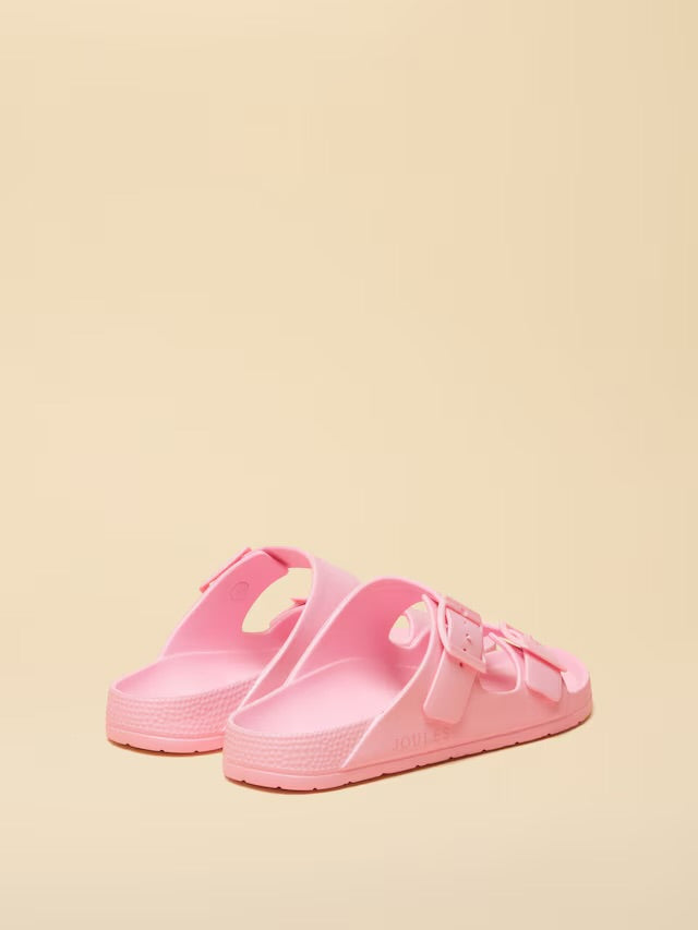 Joules Sunseeker Light Pink EVA Double Buckle Sliders