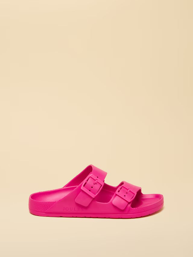Sunseeker Bright Pink EVA Double Buckle Sliders