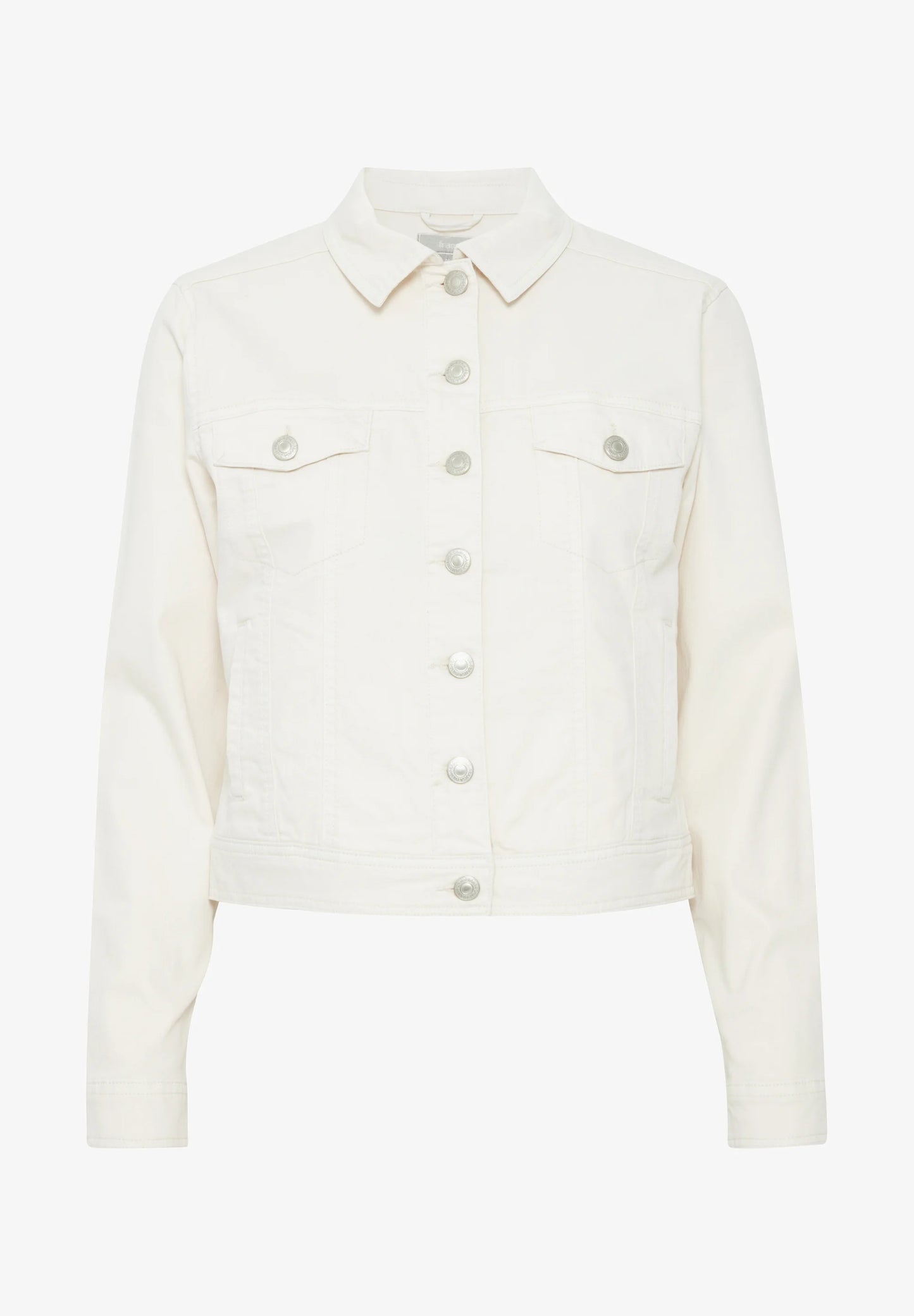 Fransa White Denim Jacket