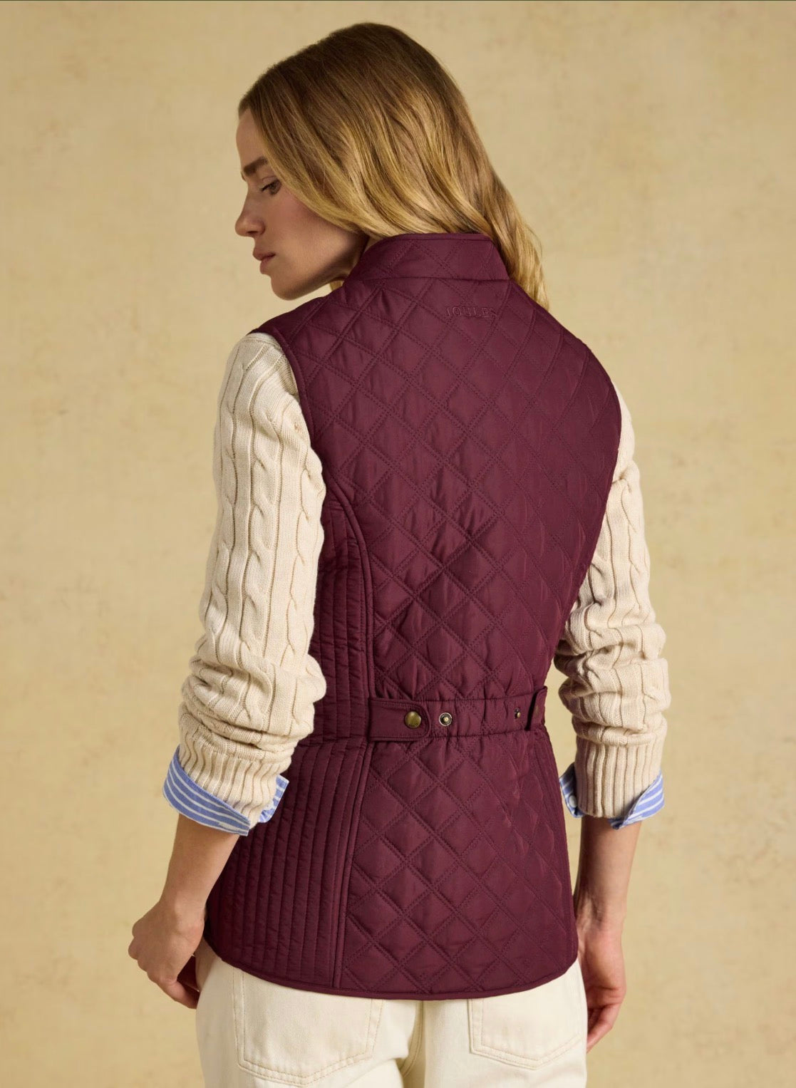 Joules Minx Port Diamond Quilted Gilet