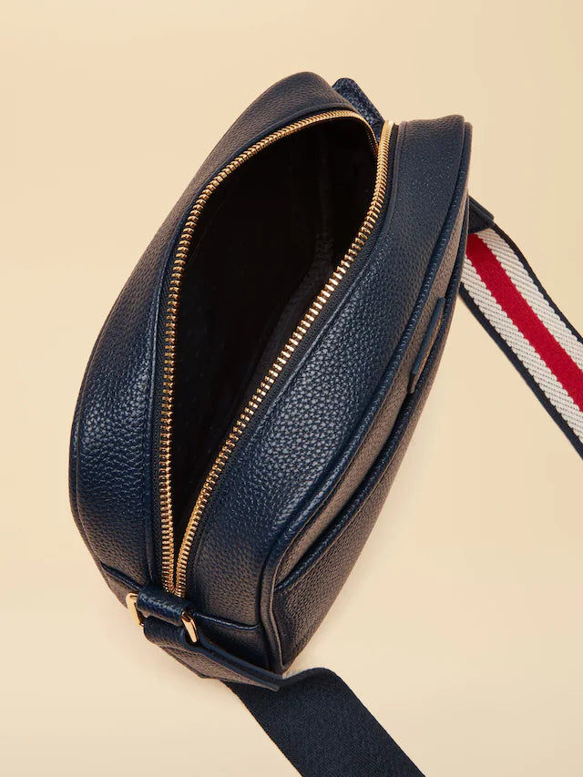 Joules Trent Navy Cross Body Bag with Adjustable Thick Strap