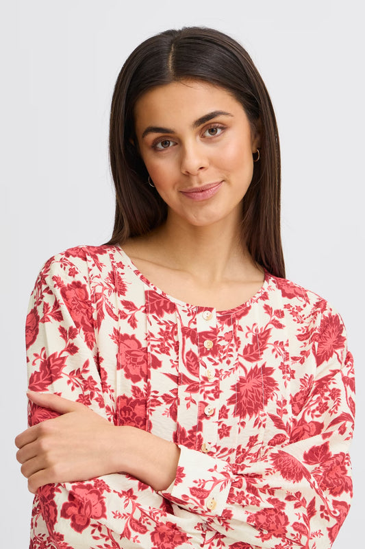 Fransa Frhita Blouse Tea Berry Mix