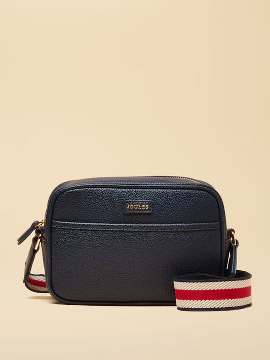 Joules Trent Navy Cross Body Bag with Adjustable Thick Strap
