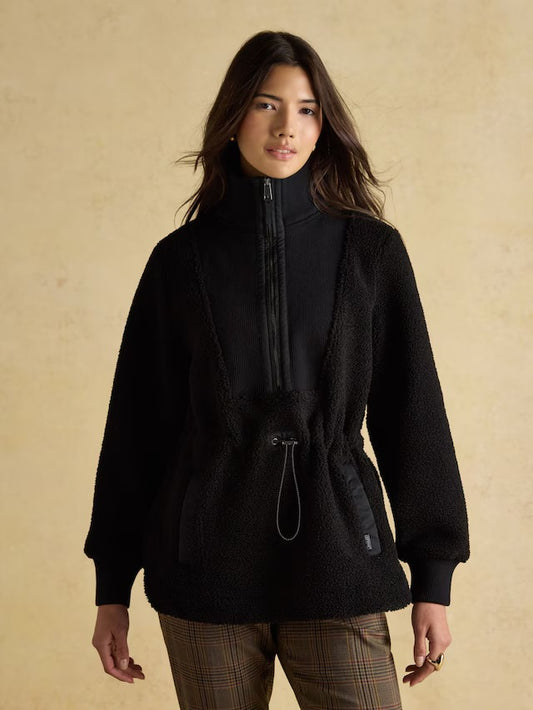 Joules Thurleston Black Borg Fleece