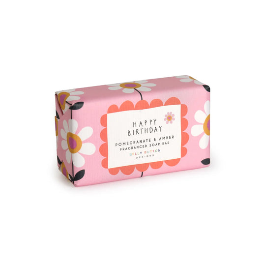 Belly Button Fragranced Soap Bar - Happy Birthday