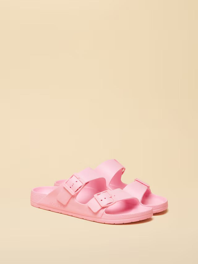 Joules Sunseeker Light Pink EVA Double Buckle Sliders
