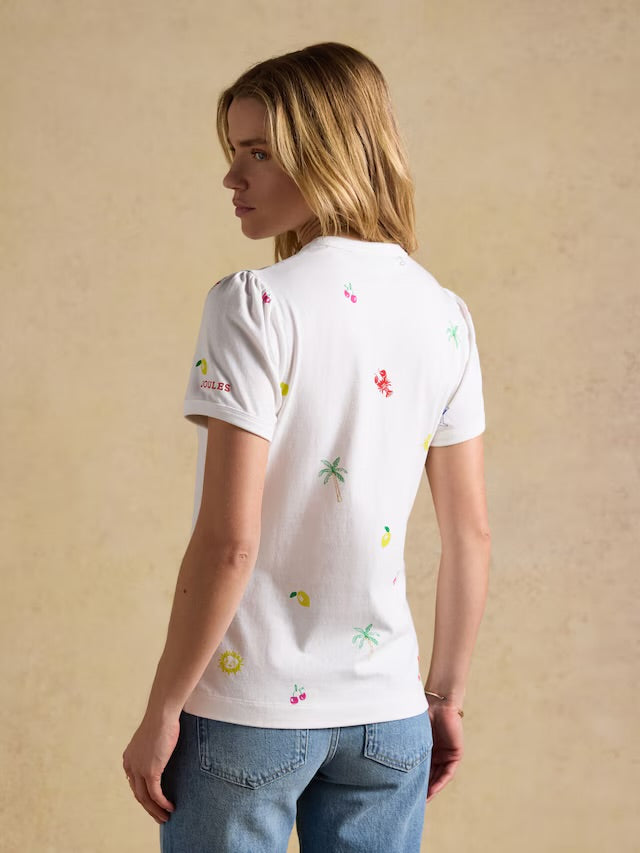 Joules Erin Summer Icons Short Sleeve Jersey T Shirt