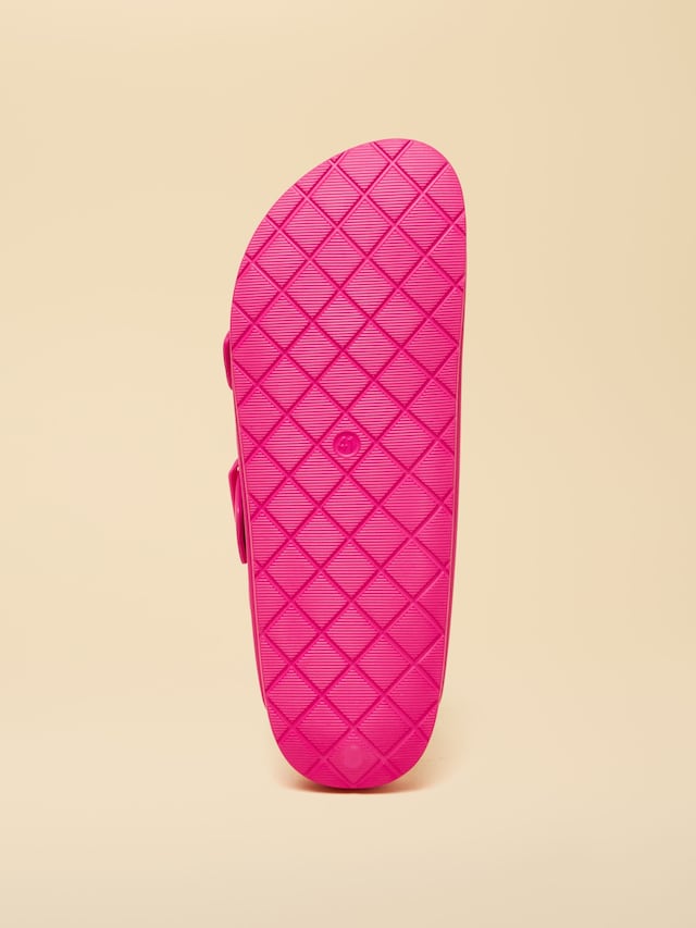 Sunseeker Bright Pink EVA Double Buckle Sliders