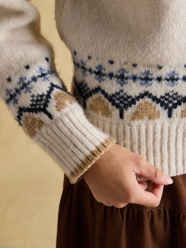 Joules Charlie Fair Isle Knitted Jumper