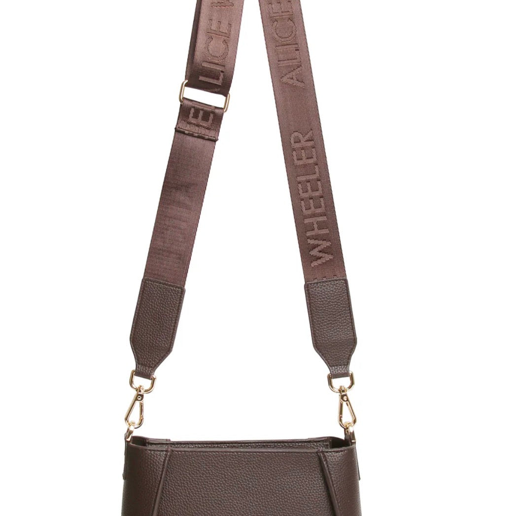 Alice Wheeler Chocolate - Kensington Cross Body Bag