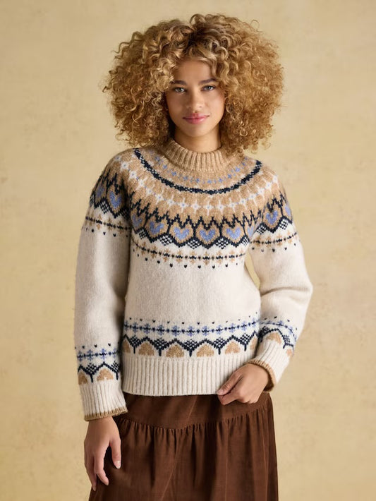 Joules Charlie Fair Isle Knitted Jumper