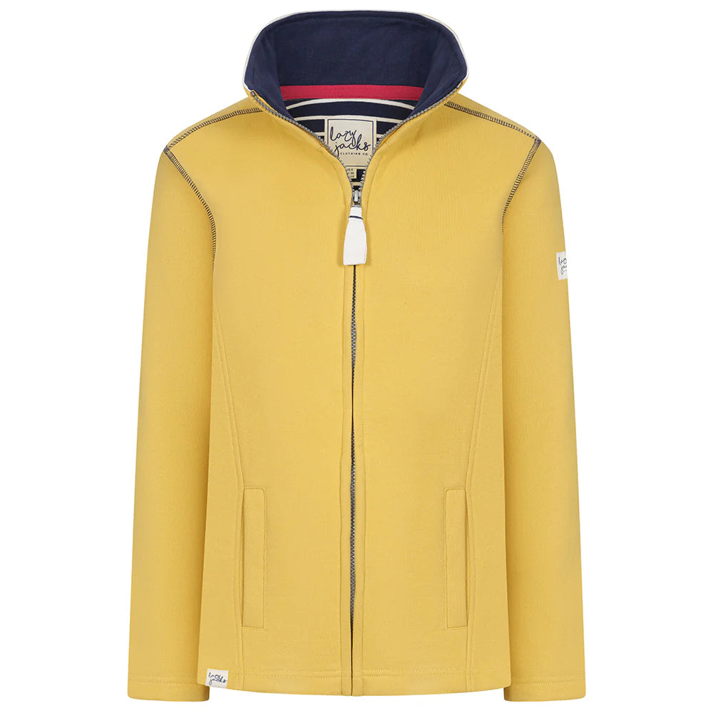 Lazy Jacks Ladies Full Zip Jacket Lemon
