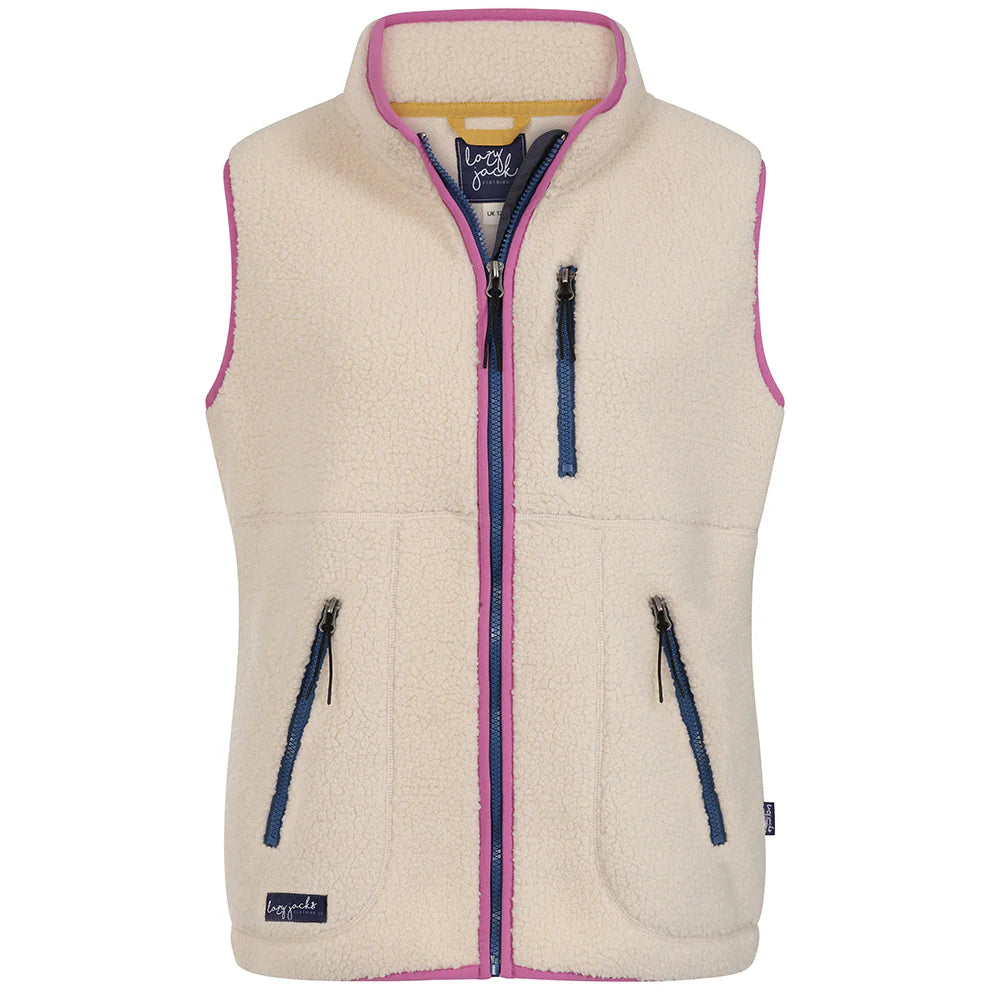 Sherpa Fleece Gilet by Lazy Jacks