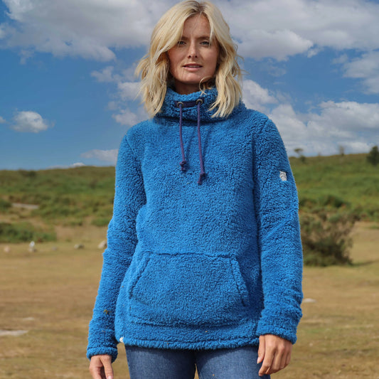 Cosy Roll Neck Snug in Teal by Lazy Jacks