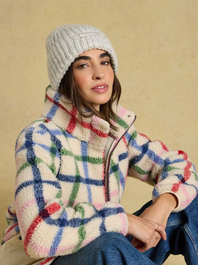 Joules Chunky Knit Beanie (Grey)