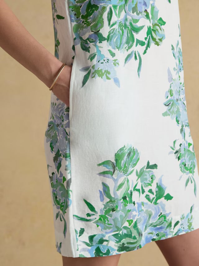 Joules Delphine Blue Floral Shift Dress