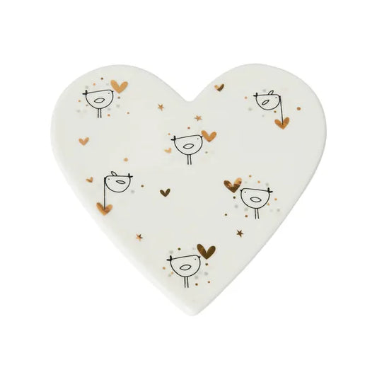 Bird & Heart Coaster