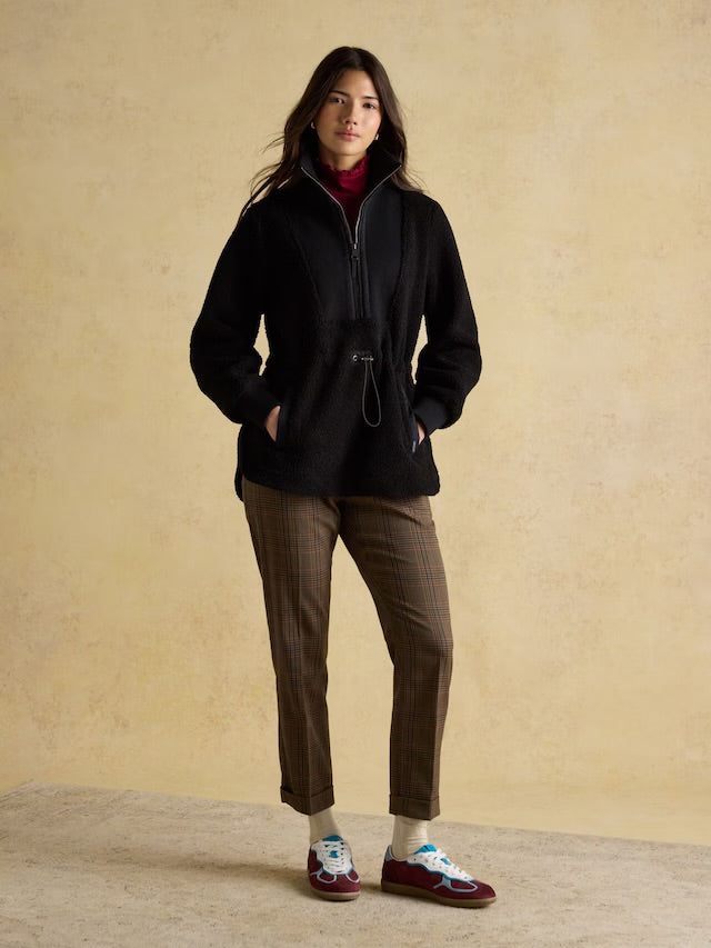 Joules Thurleston Black Borg Fleece
