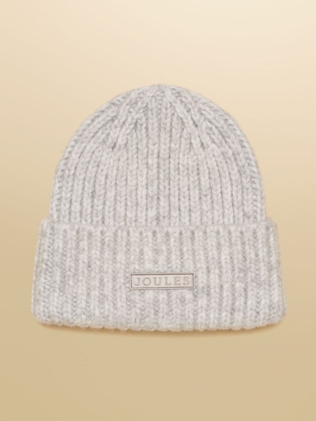 Joules Chunky Knit Beanie (Grey)