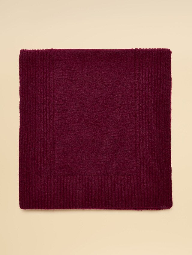 Joules Fine Knit Scarf Berry