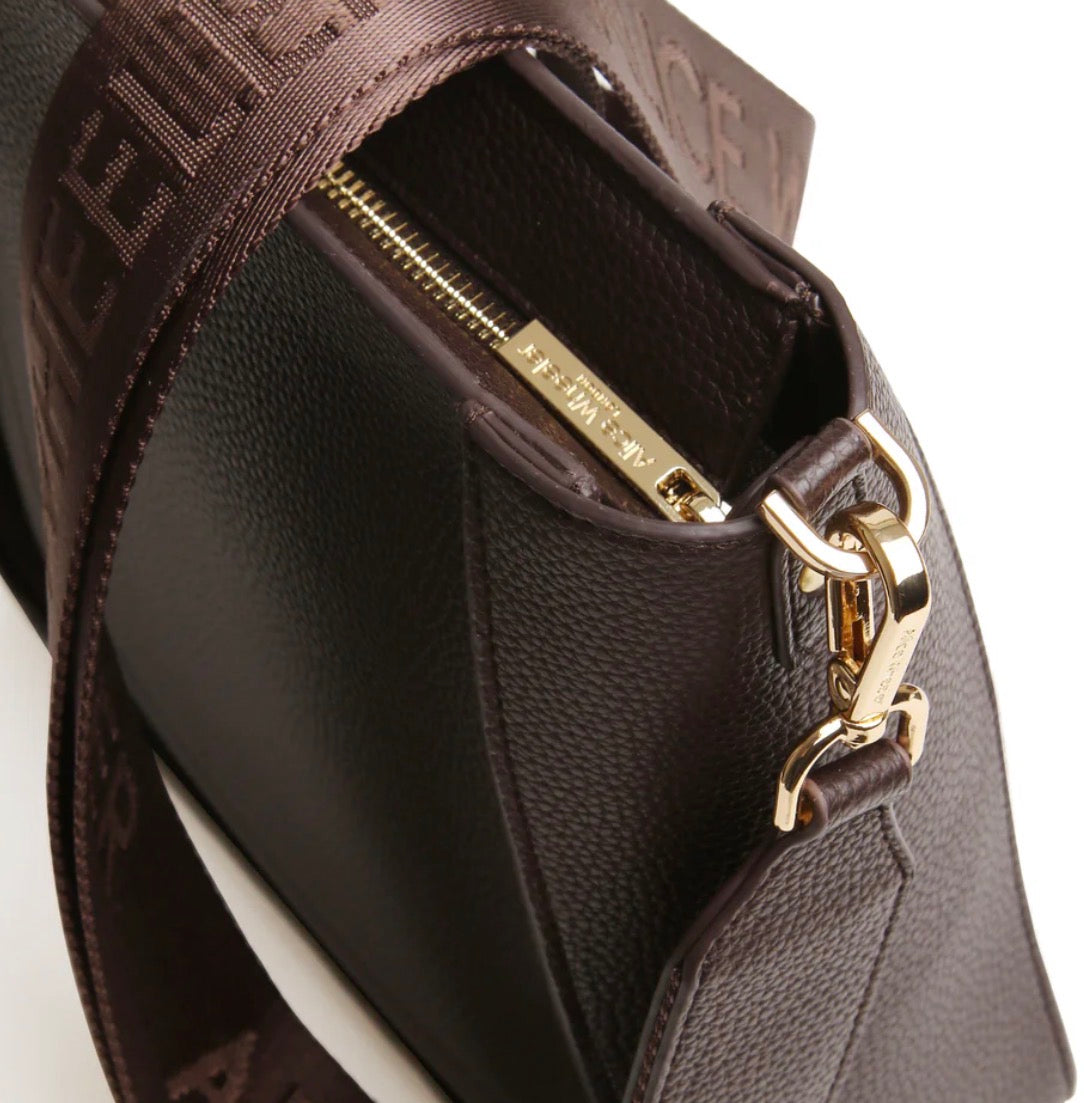 Alice Wheeler Chocolate - Kensington Cross Body Bag
