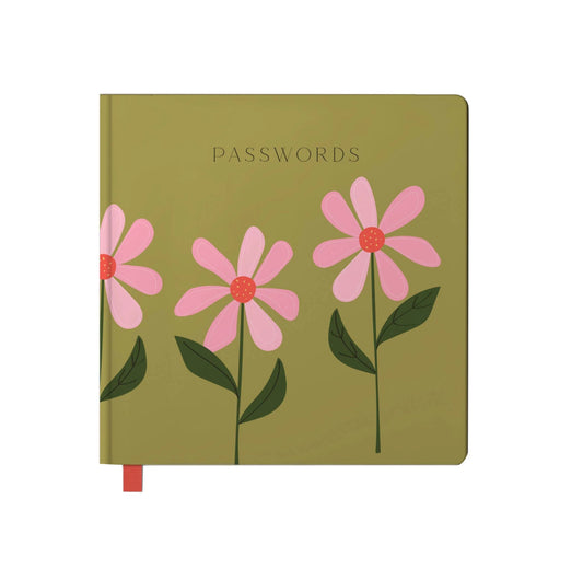 Belly Button Olive Password Book