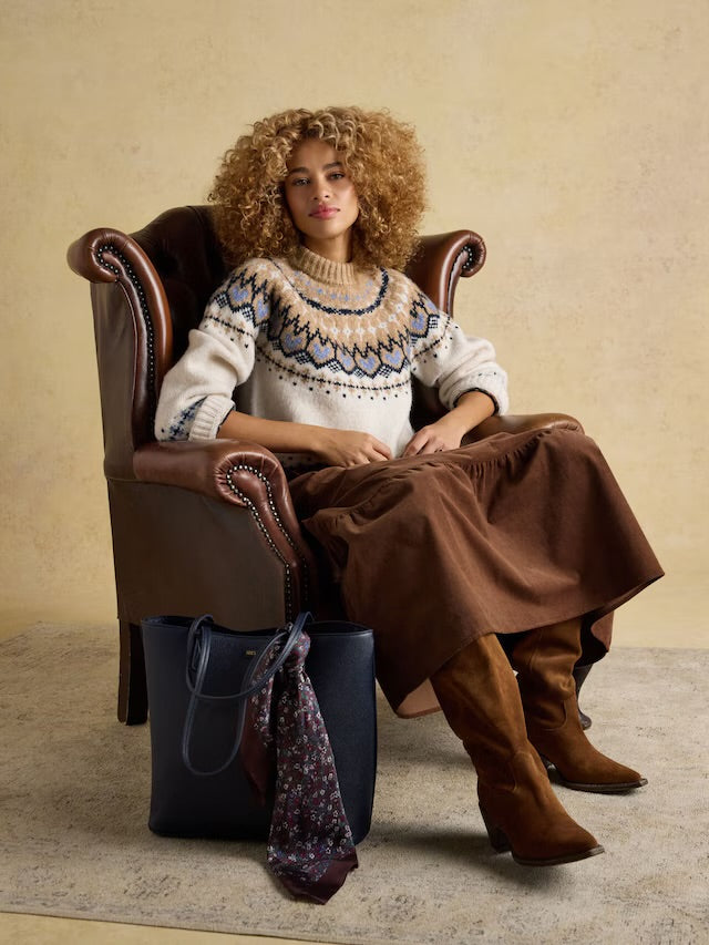 Joules Charlie Fair Isle Knitted Jumper