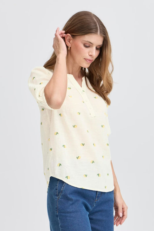 Fransa Frobbi Blouse Cornsilk