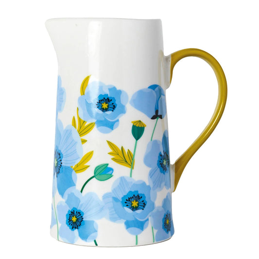 Belly Button Blue Poppy Extra Large Jug