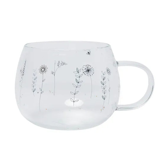 Bellybutton Signature Wildflowers Glass Mug