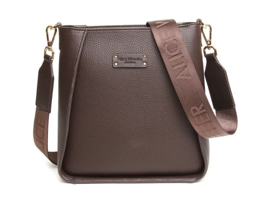 Alice Wheeler Chocolate - Kensington Cross Body Bag