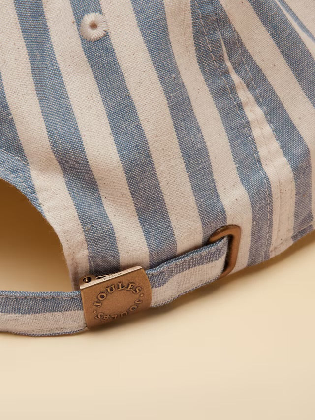 Joules Daley Stripe Blue Ecru Baseball Cap