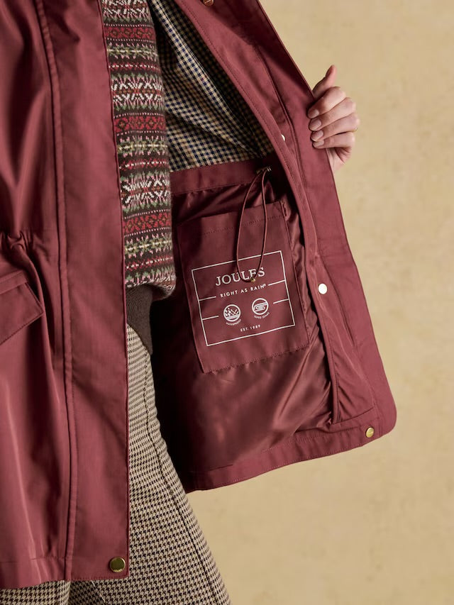 Joules Portwell Port Waterproof Raincoat with Hood