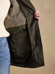 Joules Rainmore Khaki Button Through Waterproof Coat