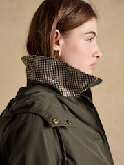 Joules Rainmore Khaki Button Through Waterproof Coat